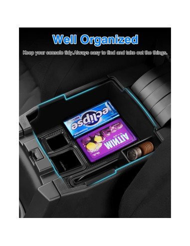Organizador de Consola Central Karltys 2PCS para Toyota Corolla Cross 2022-2025