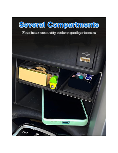 Organizador de Consola Central Karltys 2PCS para Toyota Corolla Cross 2022-2025