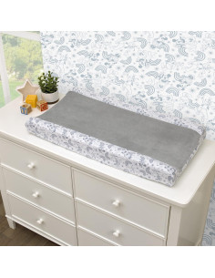 Funda de Cambiador Disney Mickey y Amigos Gris y Blanco 2