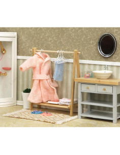 Estante Plegable Miniatura iLAND con 6 Perchas 12x4.5cm 2