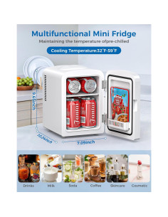 Mini Nevera Electactic 4L Portátil para Alimentos y Bebidas 2