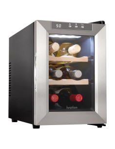 Enfriador de Vino Ivation 6 Botellas Acero Inoxidable Digital