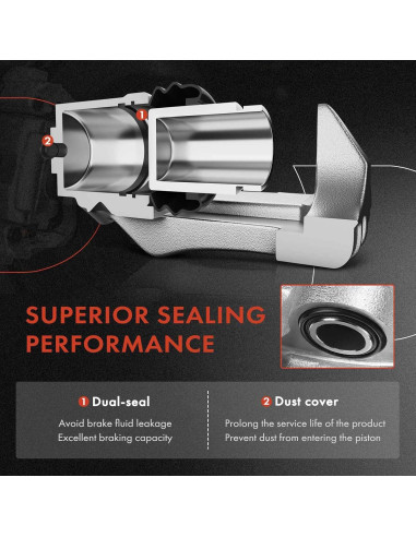 Caliper de Freno de Disco A-Premium Lado Izquierdo Toyota/Lexus