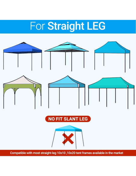 Paredes Laterales Carpa Plegable CLAETF 3 Unidades 10x10 Blanco