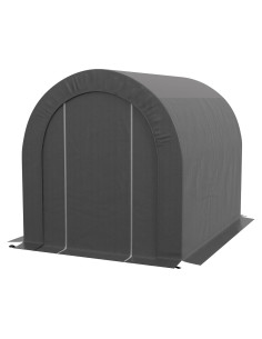 Carpa de Almacenamiento Outsunny 2.39x1.80m Impermeable Gris
