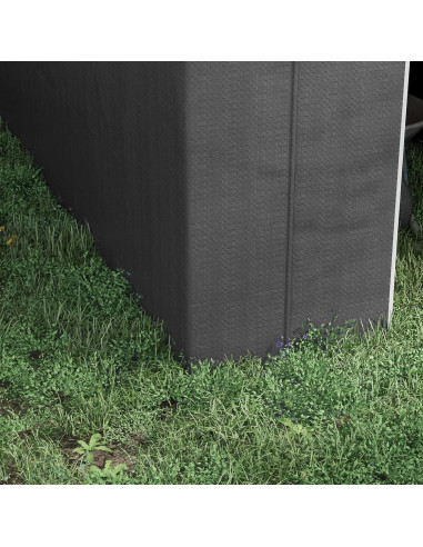 Carpa de Almacenamiento Outsunny 2.39x1.80m Impermeable Gris