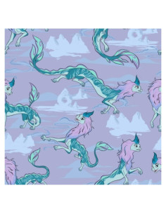 Tela de Algodón Disney Raya y La Última Dragón 112 cm