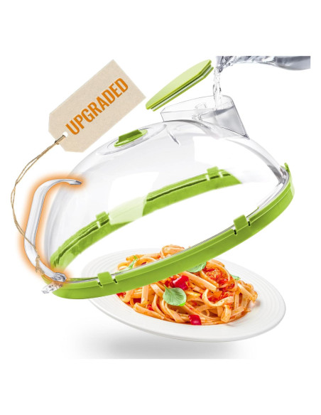 Cubierta de Microondas Gracenal 25.4 cm Verde con Mango