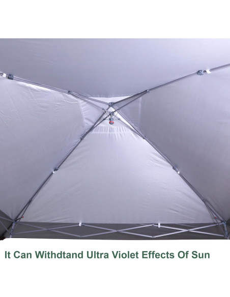 Cubierta de Reemplazo SCOMANAGE para Gazebo Coleman 3.96m Verde