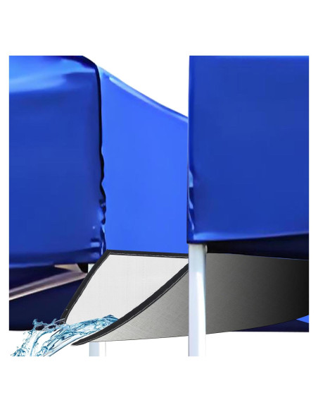 Canalón de Lluvia HFYZZ 3.05m para Carpa Plegable con 22 Cuerdas