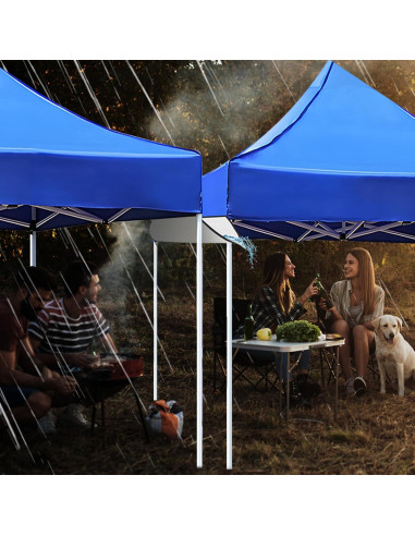 Canalón de Lluvia HFYZZ 3.05m para Carpa Plegable con 22 Cuerdas