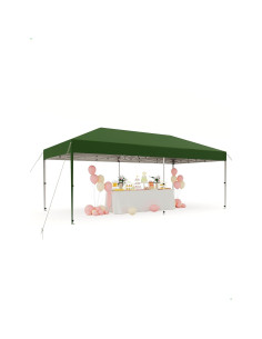 Carpa Plegable KYBOLT 3x6m Impermeable Verde con Estacas 2