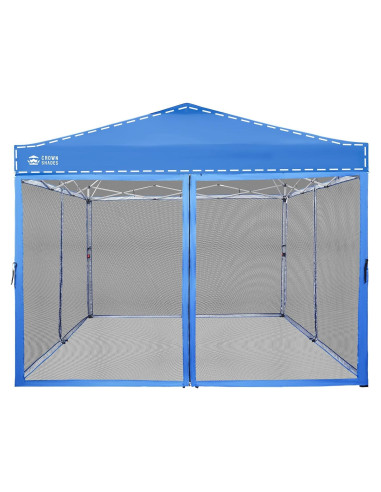 Red Mosquitera CROWN SHADES 3.05x3.05m para Gazebo Azul