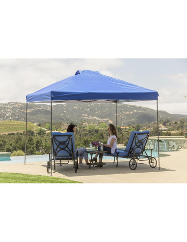 Carpa Plegable 3x3m CROWN SHADES con Bolsa de Transporte Azul