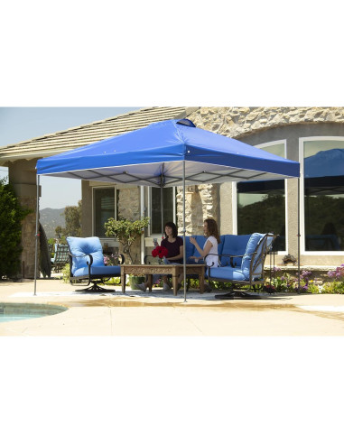 Carpa Plegable 3x3m CROWN SHADES con Bolsa de Transporte Azul