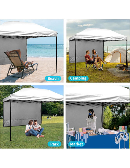 Pared Lateral Impermeable Rinling 2.96x1.89m para Carpa 3x3m