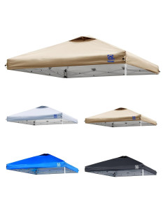 Cubierta de Reemplazo para Toldos 3x3m FANPAT Caqui UV 50+