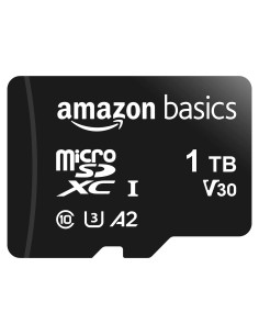 Tarjeta de Memoria microSDXC Amazon Basics 1TB A2 U3 100MB/s