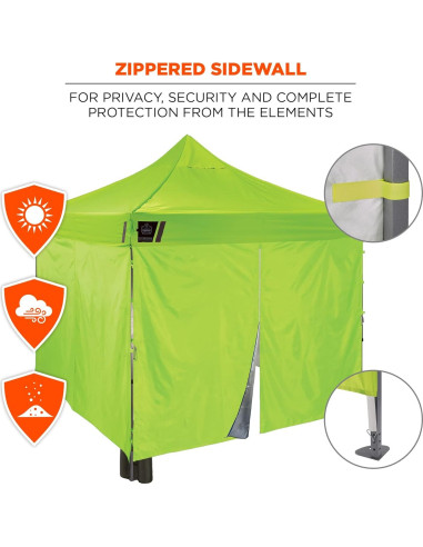 Carpa Plegable Ergodyne SHAX 6053 3m x 3m Totalmente Cerrada