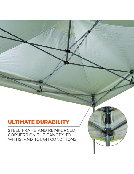 Carpa Plegable Ergodyne SHAX 6053 3m x 3m Totalmente Cerrada