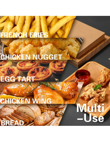 Forros Desechables para Freidora de Aire SIUDANGKA 100Pcs 16cm