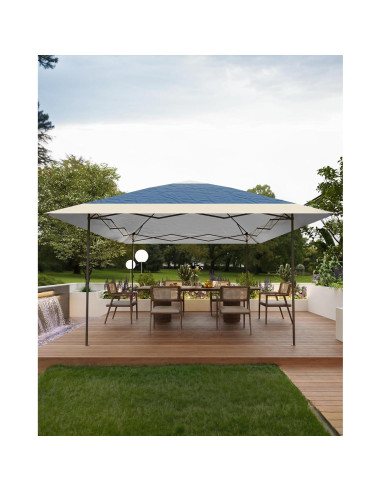Gazebo Plegable GarveeLife 2x2m con Red Mosquitos - Azul Marino