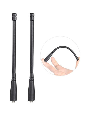 Antena Bingfu VHF UHF 2x 17cm SMA Femenino 3dBi