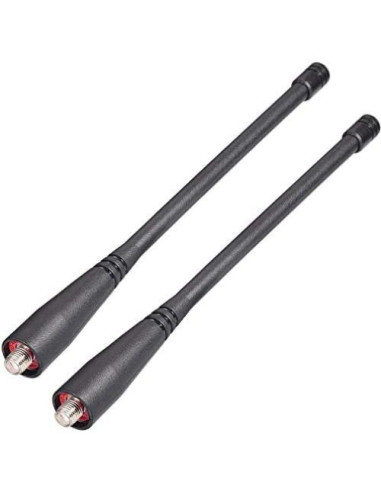 Antena Bingfu VHF UHF 2x 17cm SMA Femenino 3dBi
