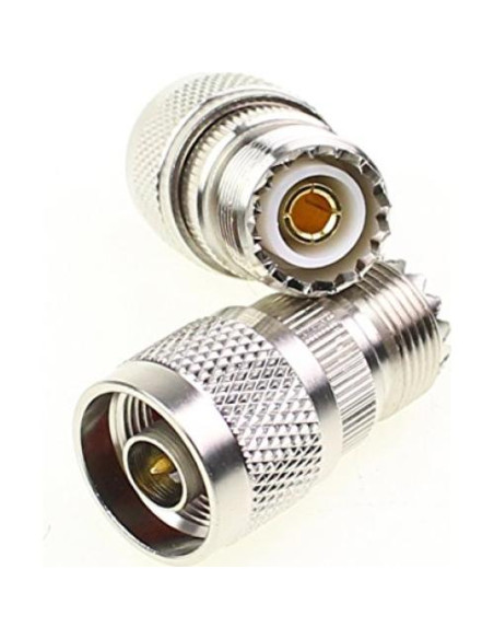 Adaptador Coaxial N Macho a UHF Hembra 3 Pcs Exgoofit