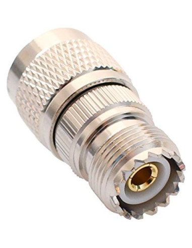 Adaptador Coaxial N Macho a UHF Hembra 3 Pcs Exgoofit