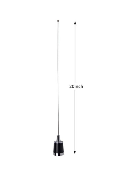Antena Doble Banda HYS NMO 50.8 cm VHF 144/UHF 430MHz
