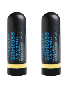 Antena de Reemplazo VHF/UHF Canneng SMA-Masculino 5cm (2 Piezas)