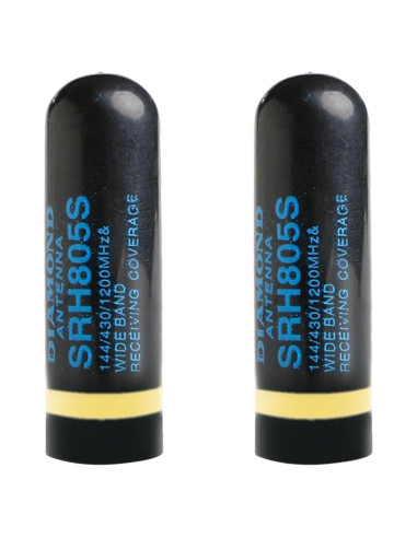 Antena de Reemplazo VHF/UHF Canneng SMA-Masculino 5cm (2 Piezas)