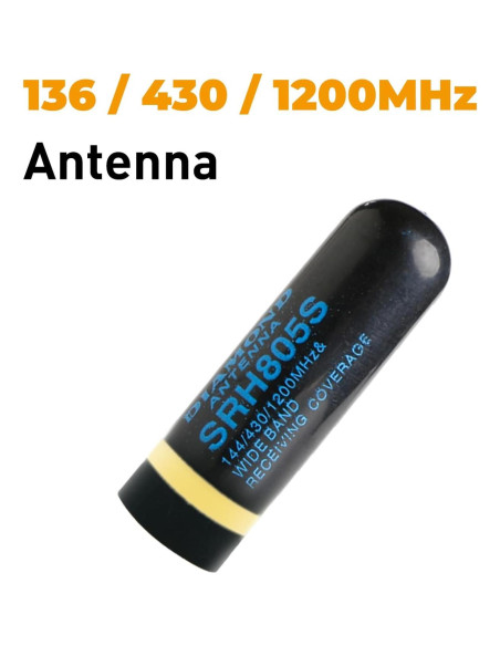 Antena de Reemplazo VHF/UHF Canneng SMA-Masculino 5cm (2 Piezas)