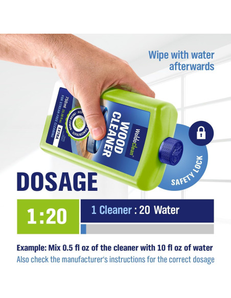 Limpiador para Suelos de Madera WoldoClean 750ml - Concentrado