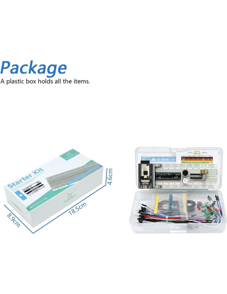 Kit de Inicio Freenove ESP32-WROVER CAM - 141 Artículos, 58 Proyectos