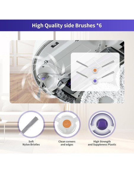 Kit de Repuestos para Aspiradora Robot Narwal Freo X Ultra - 16 Piezas