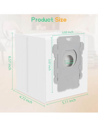 Paquete de 12 bolsas de vacío MATFORCA para iRobot Roomba
