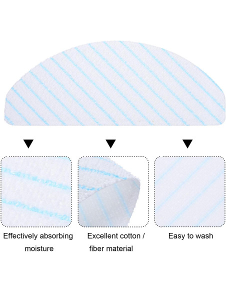 Paños Desechables para Mopas MECCANIXITY 30 Pcs 100mm