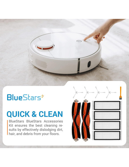 Kit de Reemplazo BlueStars para Aspiradoras Roborock E25 S5 S6