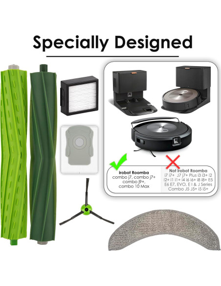 Kit de Repuestos 18 Piezas para iRobot Roomba Combo j7/j9