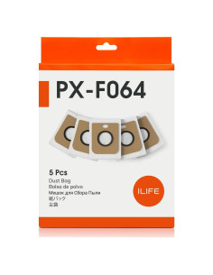 Bolsas de polvo desechables ILIFE PX-F064 para aspiradoras A12 Pro, A30 Pro y V9 Pro - 5 unidades