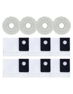 Accesorios para Aspiradora Robot Frexusuent J15 Pro - 6 Bolsas y 4 Almohadillas