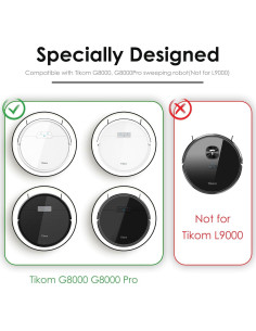 Kit de Filtros HEPA MIBUMIKI para Aspiradora Tikom G8000 Pro 2