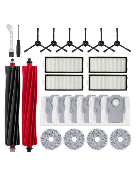 Kit de Accesorios 24 Piezas Walntec para Roborock Qrevo