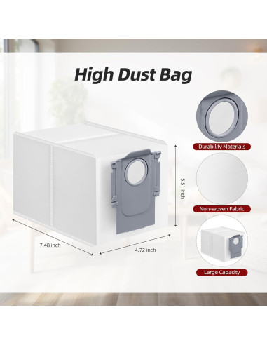 Kit de Accesorios 24 Piezas Walntec para Roborock Qrevo