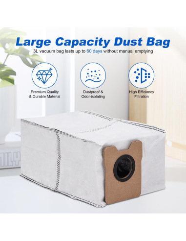 Bolsas de Polvo Eufy C20 Omni - 8 Paquete de Repuestos