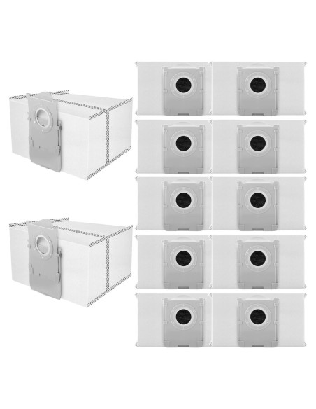 Paquete de 12 bolsas de polvo Rinakou para ECOVACS DEEBOT