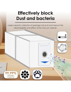 Bolsas de Repuesto para Polvo LemonRunRun T30 Omni - 6 Piezas 2