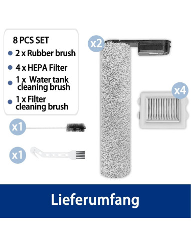 Kit de Reemplazo Genérico para Roborock Flexi/Flexi Pro - 8 Piezas